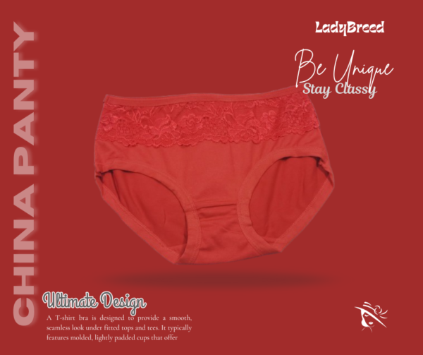 Red China Panty