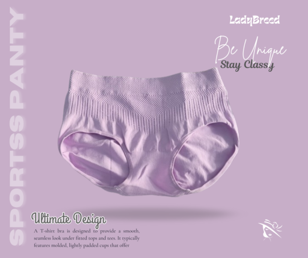 Purple Seamless Sports Panty